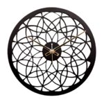 Modern Artistic Metal Wall Clock.